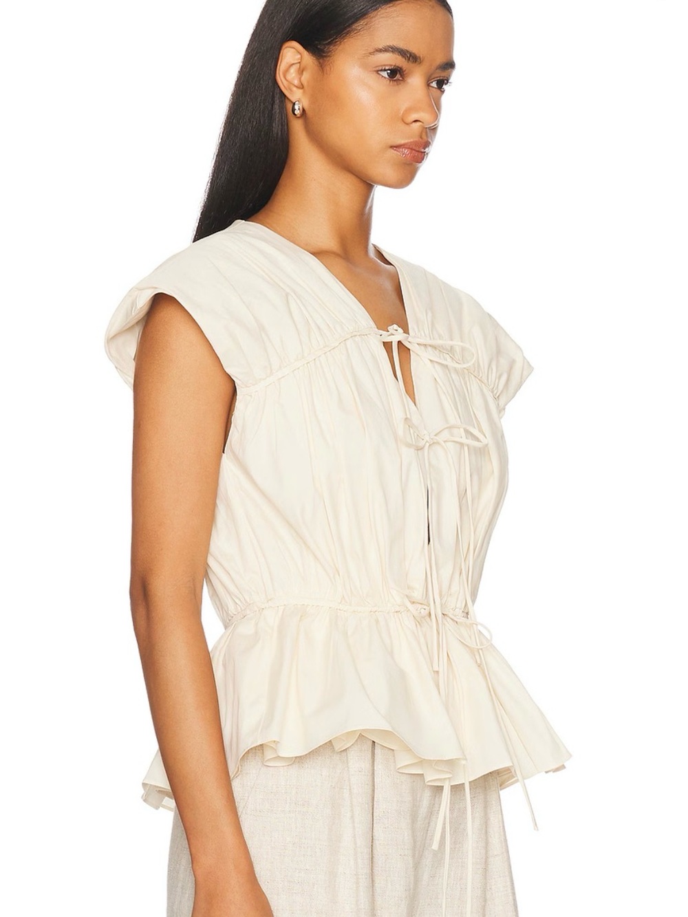 TOVE Cream Thea Top
